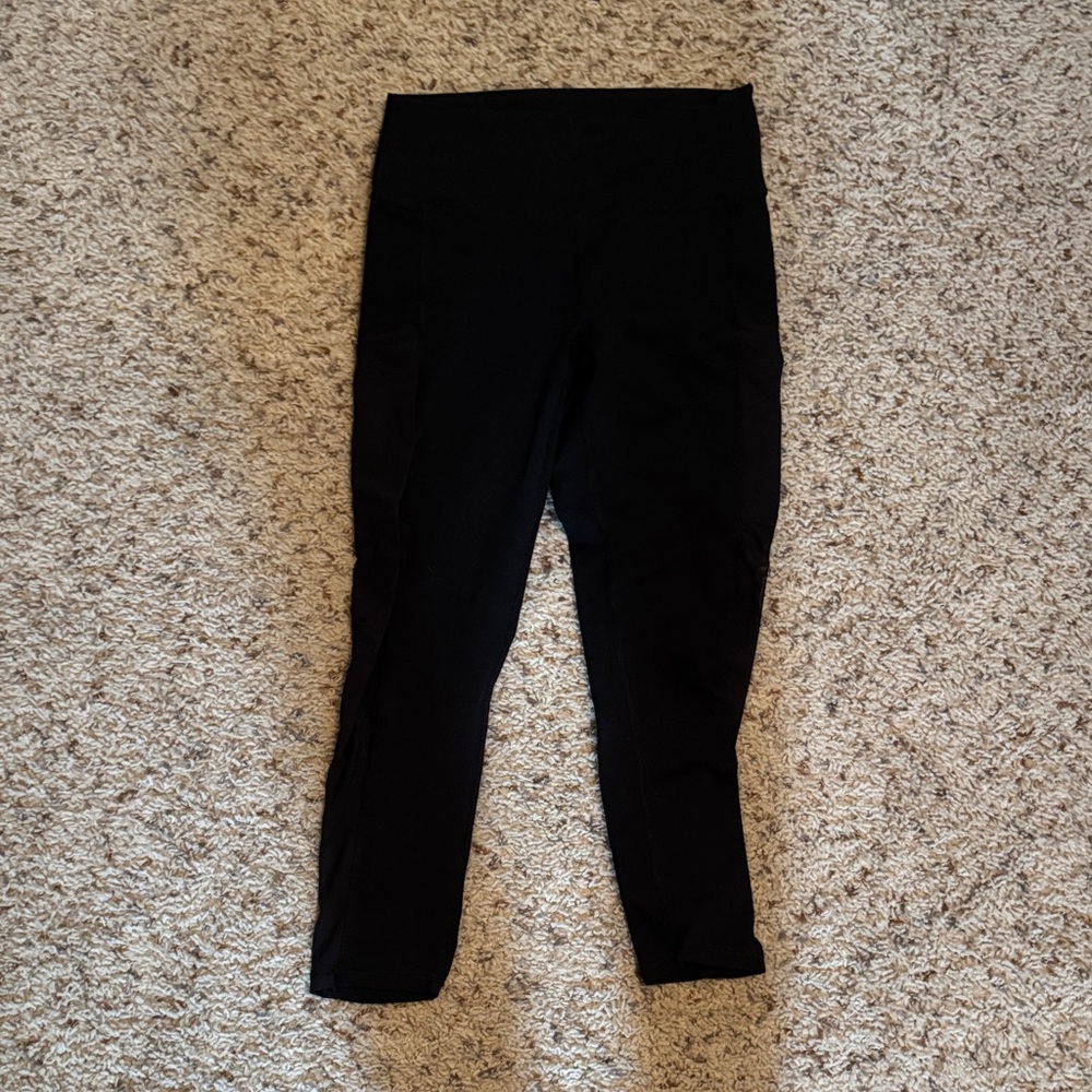 Fabletics Powerhold black mesh Leggings